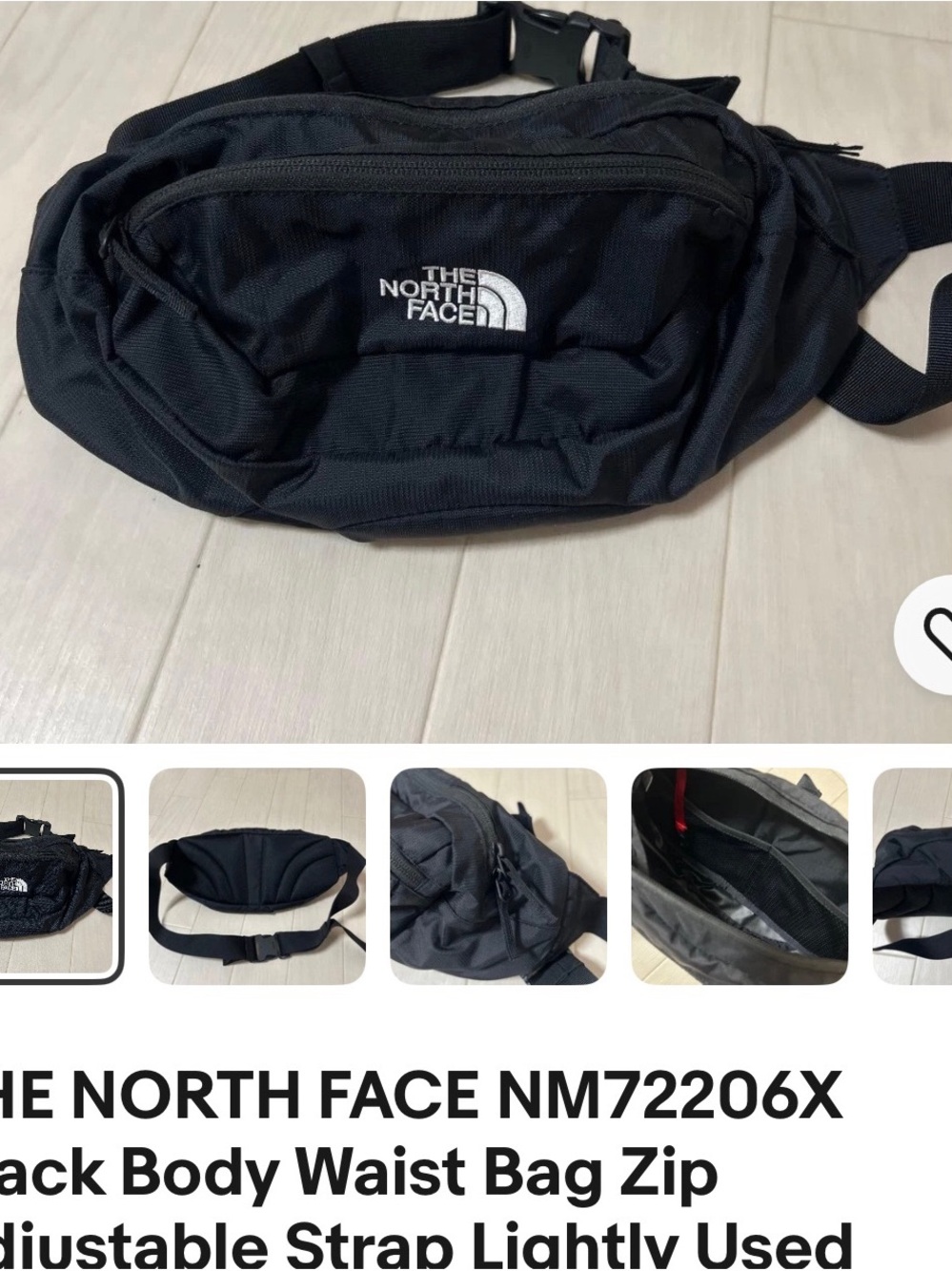 The North Face Black Men's Belt Bag with Logo#0020